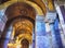 The South gallery of the Hagia Sophia mosque. Istanbul, Turkey.