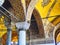 The South gallery of the Hagia Sophia mosque. Istanbul, Turkey.