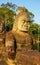 South gate bridge of Angkor Thom with statues of gods and demons