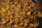 South Indian dish spicy beef fry Kerala, India. side dish ghee rice, appam, parotta, puttu, bread and chappathi, Kerala cuisine ,B