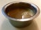 South Indian Filter Coffee in dabarah (a wide metal saucer with lipped walls)