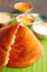 South indian food Masala Dosa and chutney on white