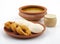 South Indian Popular Breakfast Idli Vada Served With Sambar And Coconut Chutney