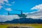 SOUTH ISLAND, NEW ZEALAND- MAY 25, 2017: A helicopter lifting off ready to take tourists to a glacier in the South