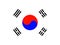 South Korea Flag, Official Symbol of the Country.