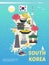 South Korea Tourism Poster