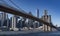 South Manhattan from under Brooklyn Bridge