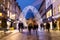 South Molton Street in London during the Christmas Period