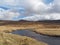 South Monadhliath mountains, river Spey, Scotland in spring