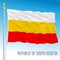 South Ossetia official national flag, asia