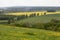 South Oxfordshire countryside with River Thames looking from Wittenham Clumps