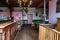 South Park City, Colorado - September 16, 2020: Inside the old bar and saloon and gambling hall in the old mining town