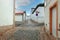 A South Portugal white town labyrinth