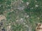 South Ribble, England - Great Britain. High-res satellite. No le