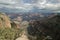 The South Rim Of The Grand Canyon With Passing Storms