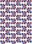 South Russian ornament. Seamless pattern in blue and red