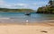 South sands beach Salcombe Devon UK beach in the estuary in summer