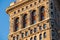 South side of the Flatiron Building in Sunlight, New York