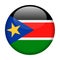 South Sudan Flag Vector Round Icon