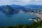 South Switzerland: Looking from Mount BrÃ© in Lugano City