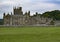 South Wales Manor House Front with Grass Field