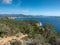 South wes trail around Majorca island. Sa Llobassa bay view