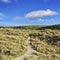 South West Coast Path at Holywell Bay Cornwall UK