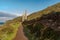 South west coast path and Towanroath shaft Engine House.