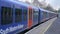 South Western Railway Train is Arriving to the Farnham Station in England II