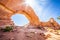 South window in Arches National Park, Utah