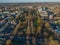 Southampton Palmerston Park and East Park in autumn aerial