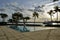 Southbeach Condo Pool at Sunset