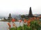 Southeast Asia Indonesia Central Bali Bedugal Lake Ulun Danu Beratan Temple Religious Architecture Magical Fog Dreamy Environment