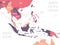 Southeast Asia map. High detailed political map of southeastern region with country, ocean and sea names labeling