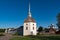 Southeast Corner Tower and the wall of the Tikhvin Assumption Assumption. Tikhvin, Russia