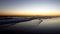 Southern California beach at dusk