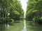 Southern France, side canal of the Garonne river