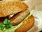 Southern fried fish finger sandwiches