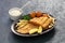 Southern fried fish plate