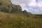 Southern Iceland landscape with volcanic outwash