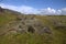 Southern Iceland landscape with volcanic outwash