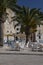 Southern Italian Piazza, al fresco dining in Trani.