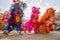 Southern Lion Dance at Eye Opening ceremony, Lady Thien Hau pagoda, Vietnam