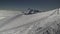 Southern slope of Rosa Peak 2320 meters above sea level in ski resort stock footage video