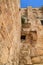 The Southern Temple Mount Wall at the Double Gate and Crusader Wall section in old city Jerusalem