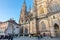 Southern tower of St Vitus Cathedral in Prague, Czech Republic.