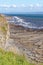 Southerndown beach and cliffs, Dunraven, Glamorgan, Wales, UK