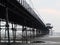 Southport pier showing beach