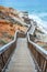 The Southport stairs at sunrise located in Port Noarlunga South Australia on december 14th 2020