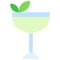 Southside Cocktail icon, Alcoholic mixed drink vector